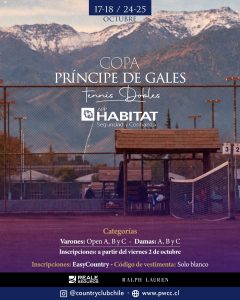 Lee más sobre el artículo Tennis: se viene una nueva Copa Príncipe de Gales by Habitat